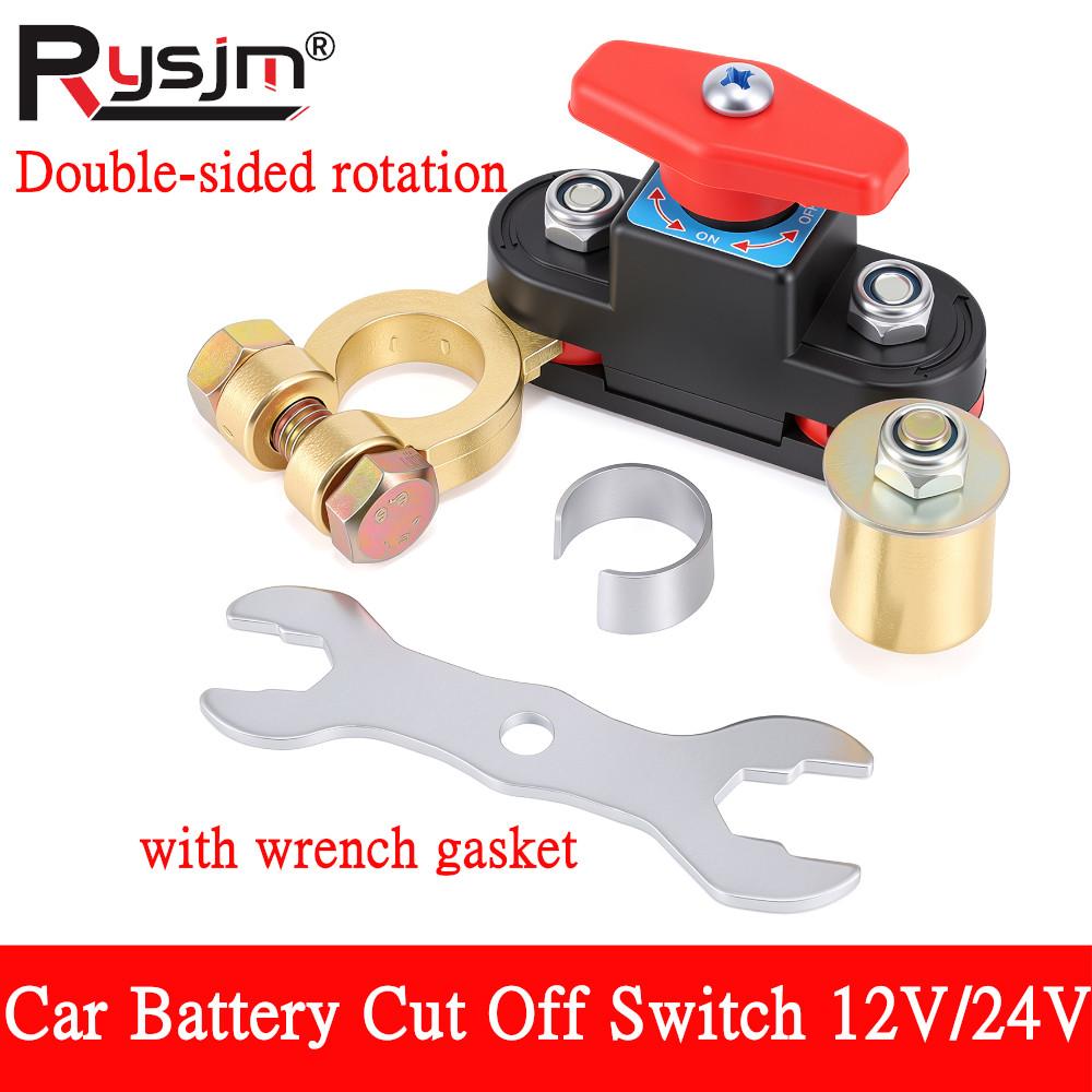 N 12V/24V Universal Car Battery Cut Off Switch Disconnect Automatic Circuit Breaker Anti-Power Off Leakage Protector