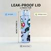 1PC Alien Bug Cartoon 750ml Color Plastic Sports Water Bottle Leakproof Flip Straw Lid Suitable for Sports Office Home Use