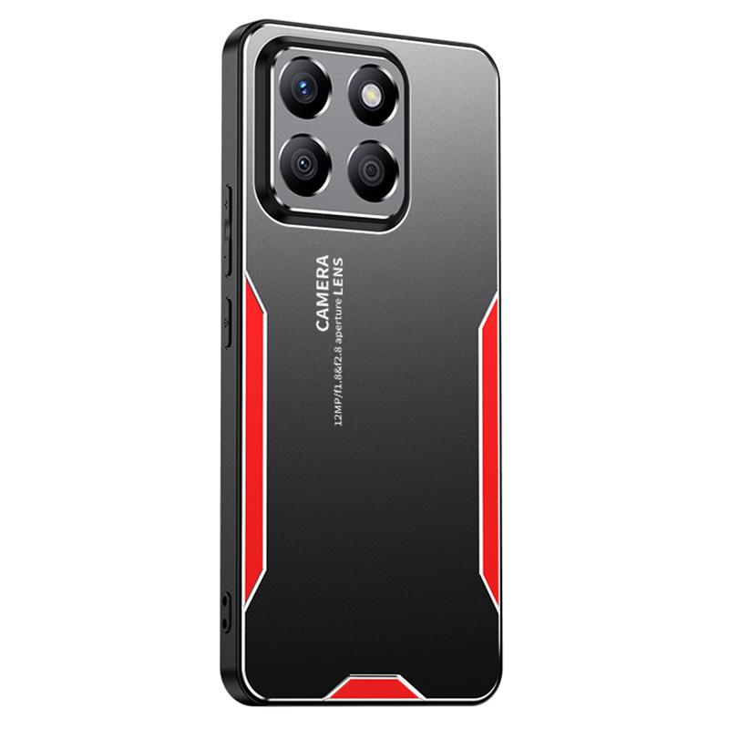 For Honor X8b 4G Shockproof Case Aluminum Alloy Matte Protective Back Cover