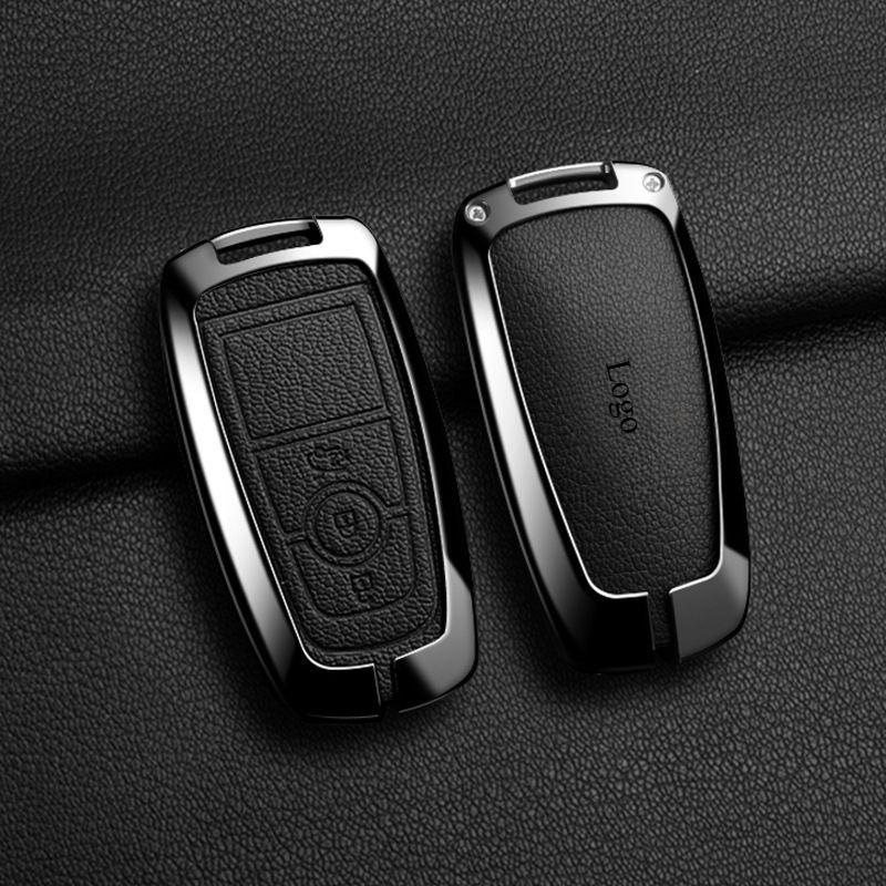 Pu Leather Car Key Cover for Ford Vehicles Focus/ Fiesta/EcoSport/Mondeo/ Kuga/ Edge