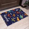 Custom Name Dinosaur Printed Carpet,Rug for Office Chair Living Room Bedroom Kitchen Room Decor Gifts.
