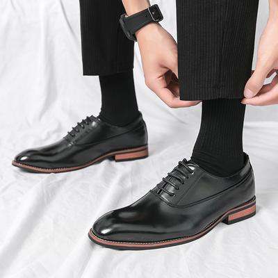 2024 Neue Marke Klassisches Business-Kleid Oxford Anzug Herrenschuhe Büro Mode Elegant Formell Hochzeit Adulto Schuhe für Herren