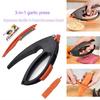 Garlic Press, Garlic Masher, Vegetable and Fruit Peeler, Meat Flosser