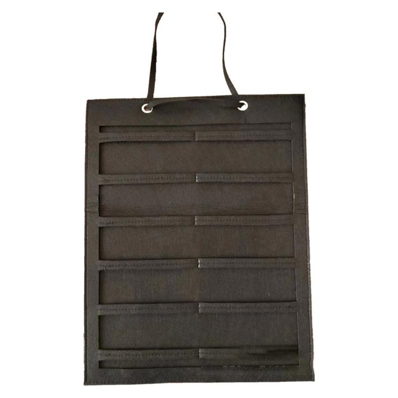 

Sturdy Felt Hairpin Storage Pouch Ideal for Organizing and Quick Retrieval on Dressing Tables Home Storage Solution чорний