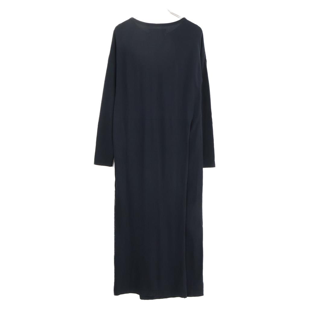 THIRD MAGAZINE A0833UA Black Crew Neck Long Sleeve Dress Dress 2 blackUsed