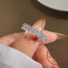 925 Silver Original Zircon Oval Fashion Ring for Women Gift Engagement Wedding Luxury High Quality Fine Jewelry
