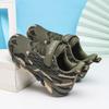 New style boys' military camouflage sneakers, new children's shoes, mesh sneakers, medium and large sizes, with Velcro straps, running shoes, casual
