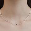 Tatiana (925 Silver) Othello Bead Necklace NZ2451