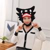 Black Spider Hood Hat, Plush Hood, Photo Props, Photo Props, Cartoon Hood