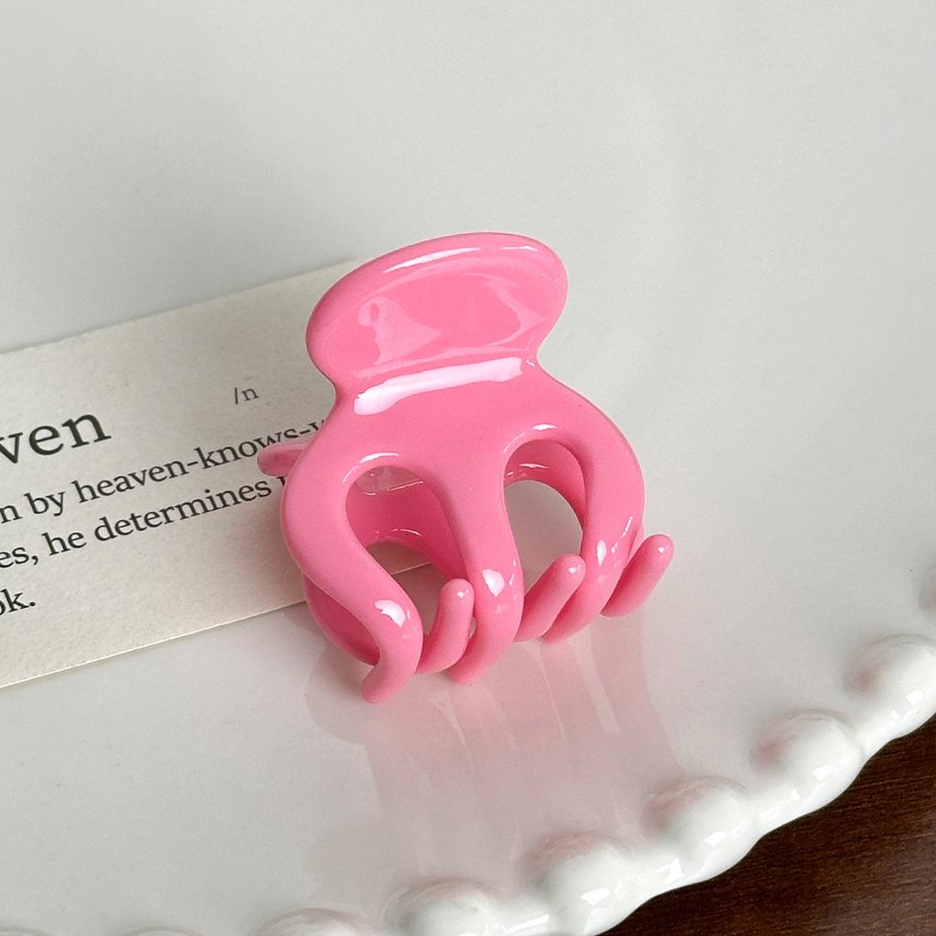 Retro Acetate Hair Claw Clips Sweet Small Hairpins Crab Clamp Barrettes for Womens Girls Trendy Ponytail Holders Party Accessory