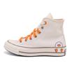 Converse Chuck Taylor High Top Sneakers Fashion Comfortable Durable Unisex Sneakers Beige Orange A16575C
