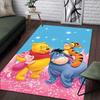 1pz Tappeto con Fantasia Winnie the Pooh Tappeto da Area Tappeto Antiscivolo Lavabile a Mano Tappetino per Pavimento Adatto per Soggiorno Camera da Letto Decorazioni per la Casa Decorazioni per la Stanza