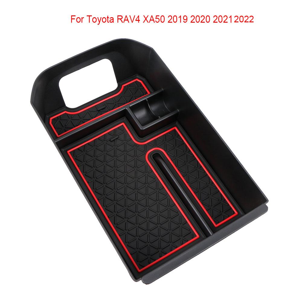 Car Central Armrest Storage Box Holder For Toyota RAV4 XA50    2022 Center Console Organizer Tidying