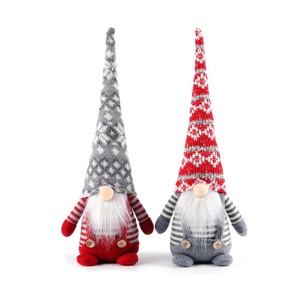 Cross-Border Exclusive European & American Style Faceless Old Man Christmas Ornaments