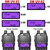 Baofeng UV-82 Dual PTT Walkie Talkie High Power 8W UV82 Dual Band VHF UHF FM Amateur Radio Station 10KM Lange Ham CB Radio