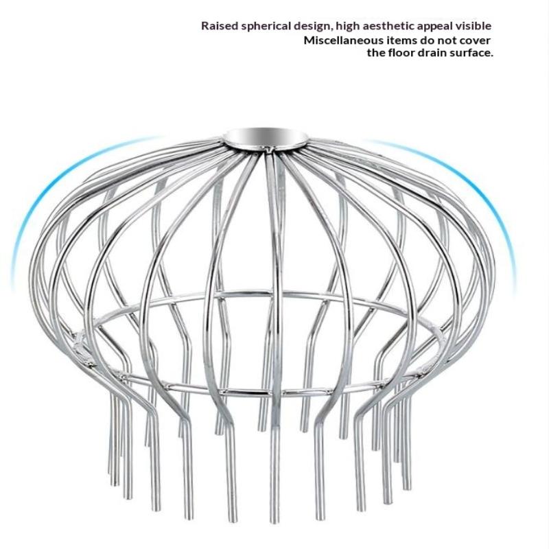 Stainless Steel Floor Drain Strainer Anti-Clogging Gutter Guard Mesh Cover for Bathroom Kitchen Sink Balcony Use