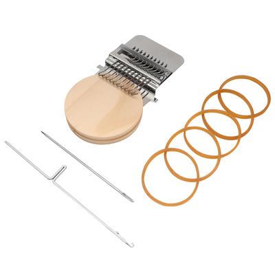 Strumento per tessitura a mano Mini strumento per rammendo fai da te Macchina per intrecciare e applicare toppe per principianti