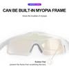 Neue photochrome Radsport-Sonnenbrille Professionelle Rennrad-Brille für Herren Fahrrad Winddichte Sandbrille Fahrradbrille UV-Schutz Antibeschlag