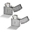 New Popular Titanium Alloy Lighter Convenient Flip Cover Cigarette Lighter Durable Men's Gift Cigarette Accessories