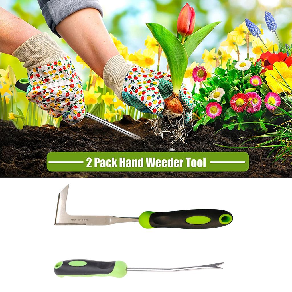 Weeder and Gardening Dandelion Removal Tool Stainless Steel Lady Tools Metal