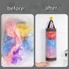 Wall-Mounted Trash Bag Holder Plastic Shopping Bag Storage Magic Net Pocket Kitchen Door Back Storage Organizer Polyester Fiber