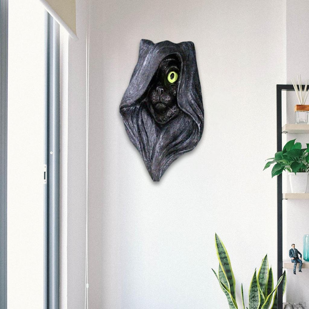 Decorative Mysterious Figurine Statue, Animal Sculpture Ornament for Bookshelf