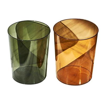 Průhledný odpadkový koš Kompaktní stolní koš Malé prostory Praktický kbelík na sběr papíru Recyklace Kbelík na led