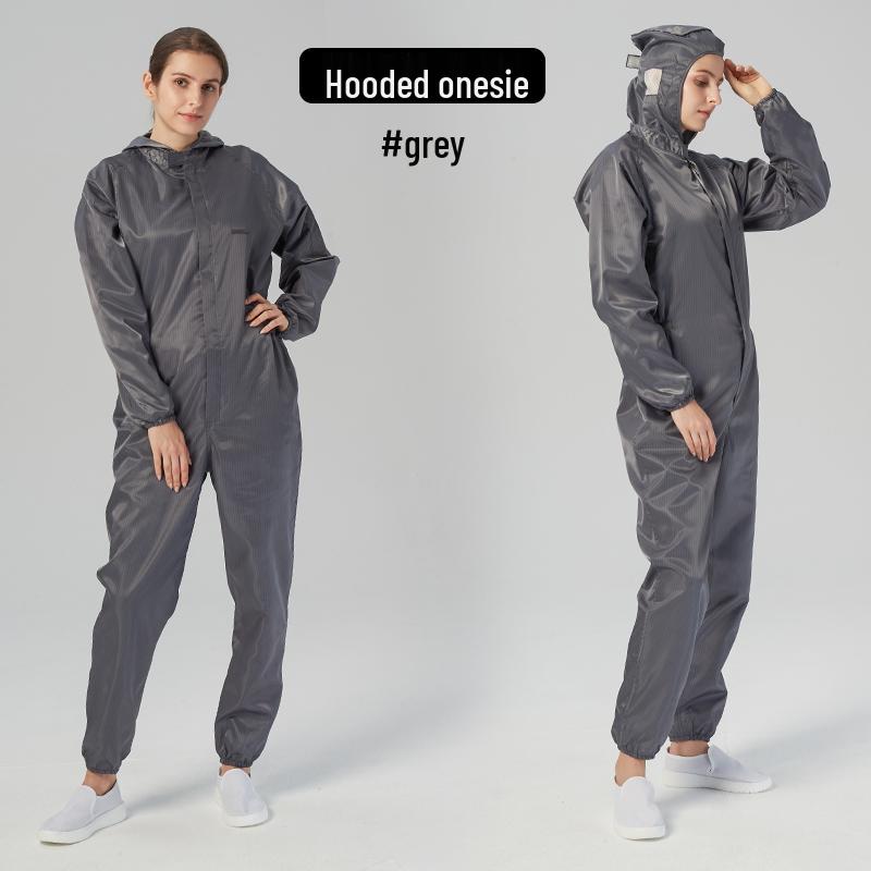 Anti-Static Cleanroom Suit: One-Piece Dustproof Protective Full-Body Workwear