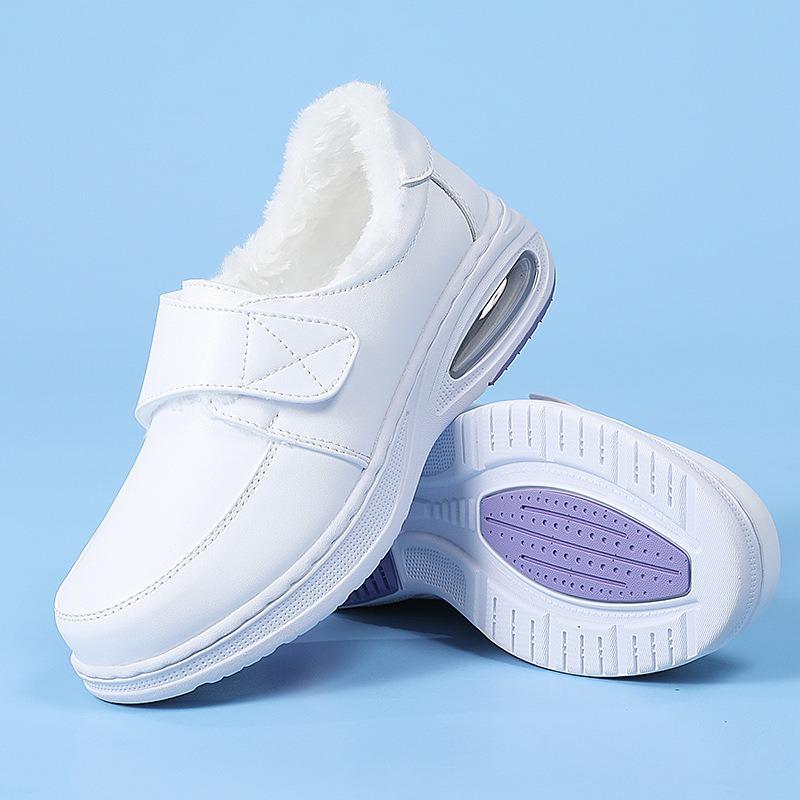 Air Cushion Nurse Shoes Women's Spring Summer Hollow Soft Sole Breathable Deodorant Non-slip Work Special Medical Shoes Spot