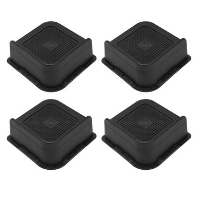 4PCS Bed Risers ABS L Shape Anti Slip Chair Leg Extra Lifts Furniture Riser Stand Blocks for Desk