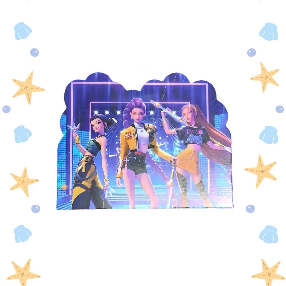 Neuer Anime-Film Kpop Dämonenjäger Geburtstagsparty Einladungskarte Mini Grußkarte Einseitiger Typ Babyparty Geburtstagsparty