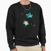 Unisex Cotton Sweater Pullover Hoodie Printed Sweater Space Turtles Pullover Sweatshirt Casual Long Sleeve Sweatshirt