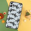 Blue Ocean Whales Pattern Phone Case For iPhone 17 16 14 13 12 11 15 Pro Max 12 13 Mini 16E 17 Air Shockproof Cover