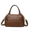 Women's Bag Middle-Aged Mother Bag Pu Shoulder Messenger Bag Handbag
