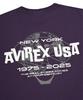Abilegseu Avirex Usa Print T-Shirt / 7835234002 Purple