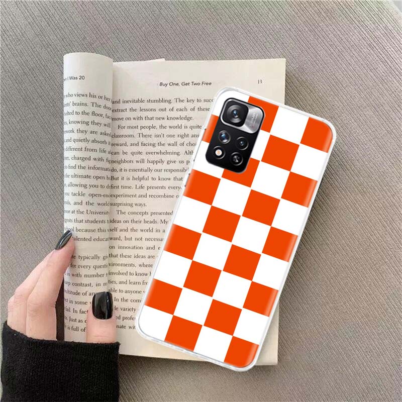

Ретро Классическая Шахматная Доска Сетка Чехол для Телефона Для Redmi Note 13 12 Pro Plus 14 15 Pro 5G 11 11T 11E 11S 10 Pro 10S 9 9S Чехол Cell C Redmi Note 13 Pro 5G
