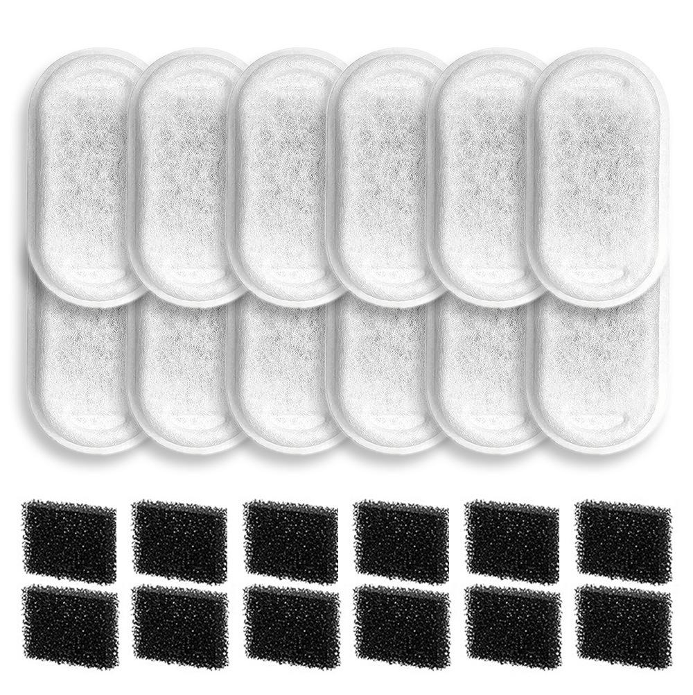 2.2L Stainless Steel Cat Water Fountain with Filtered Mini Bowl