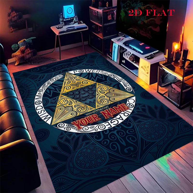 Custom Fantasy Games Carpet Rug for Living Room Bedroom Home Sofa Decoration,Kids play Nonslip Floor Mat