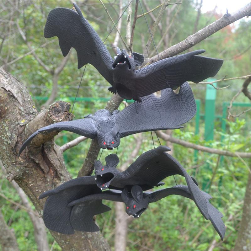 

Halloween bat prank props, 5 pieces 5 different sizes чорний