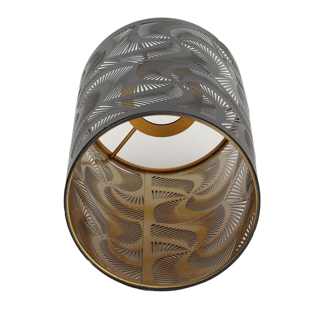 Windmill Shadow Metal Lamp Shades Hollow Carved Lampshade Modern Style Detachable Hollow Lampshade For E27 E26 Lamp