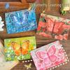 3D Butterfly Greeting Card - Retro Foldable Blessing Envelope for Friends & Couples