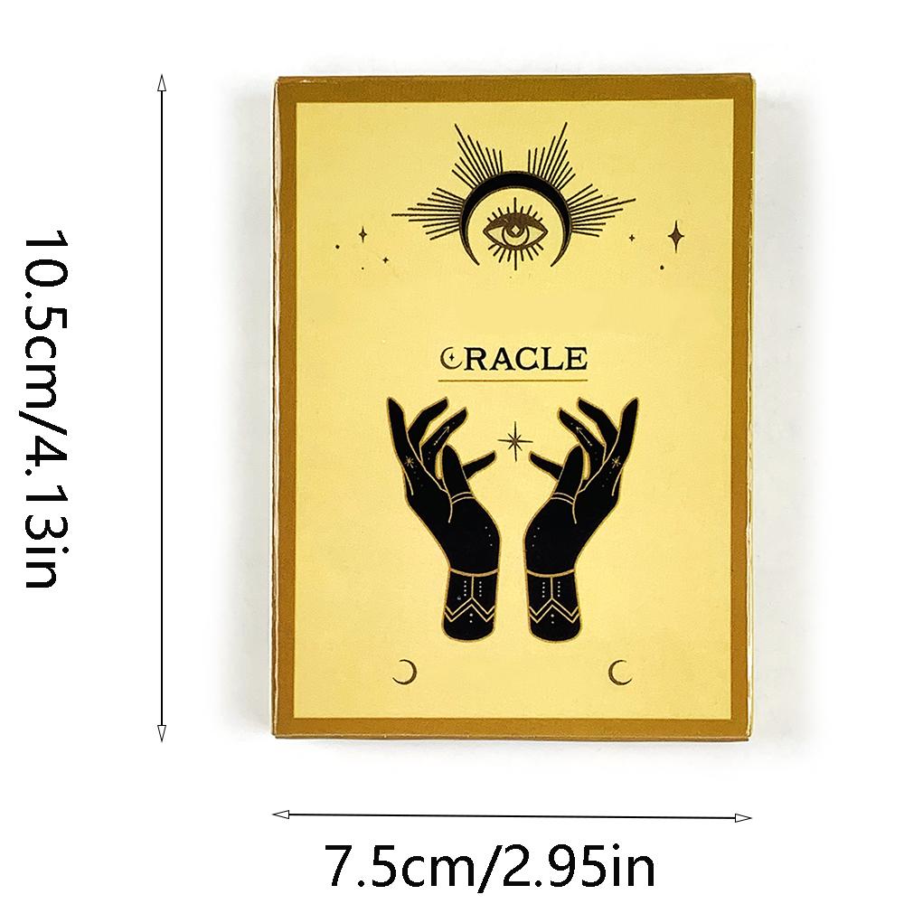 New Oracle Cards A 42 Deck English Visions Divination Edition Borad Playing Games,Family Leisure Gathering Card Games