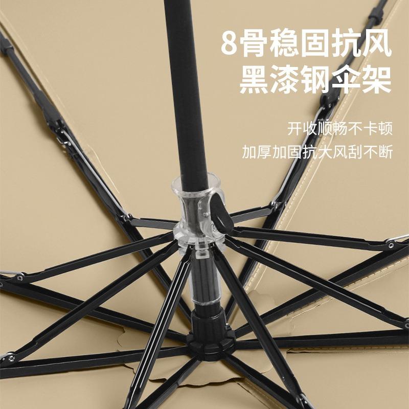 Simple, Small, Fresh, Colored Glue, Super Sunscreen Sun Umbrella, Female Student Weather and Rain Portable Parasol