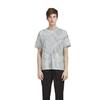 Li Ning All Over Print Round Neck Pullover Short Sleeve T-Shirt Men Tops Gray AHST155-2