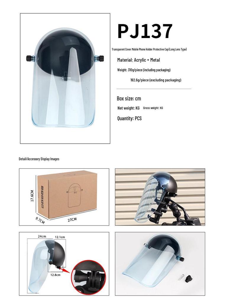 Shockproof Electric Vehicle Phone Holder for Motorcycles, Bicycles, Scooters, and Delivery Vehicles