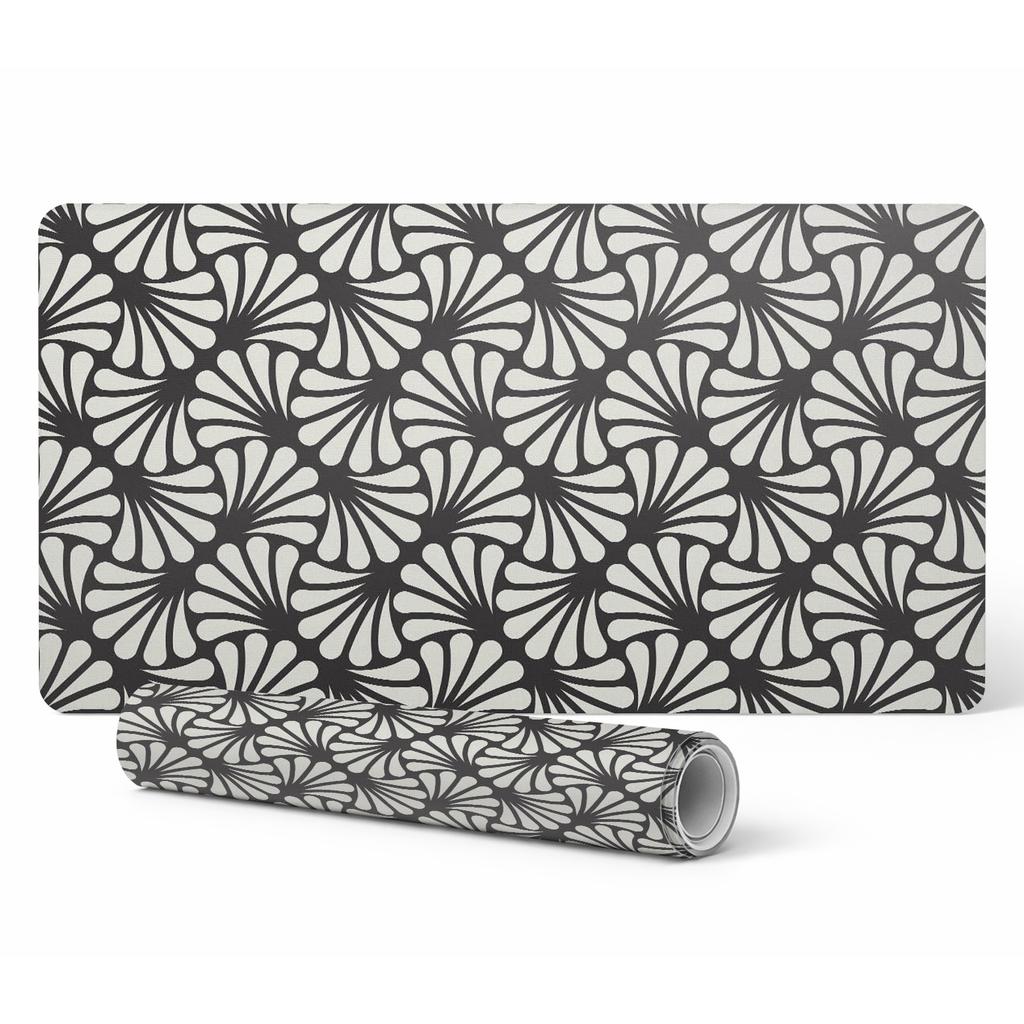 Designerska Podkładka Ochronna Pod Laptopa Kwiatowy Wzór Retro 120X60 Cm