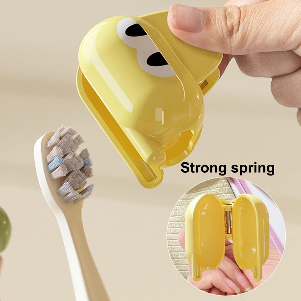 Protective Toothbrush Head Covers, Portable Travel Toothbrush Protector Caps for Home, School, Camping, Business and Bathroom