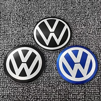 Neue 4 Stück 56/60/65/70/75 mm Auto-Radnabenkappen Aufkleber Abzeichen Für Volkswagen VW B5 GTI Golf 5 7 Caddy Passat b6 Tiguan