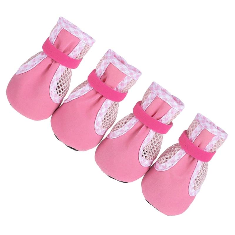Pet Comfortable Shoes Set Permeable Dog Boot Comfortable Dog Booties Ensuring Safety and Comfort