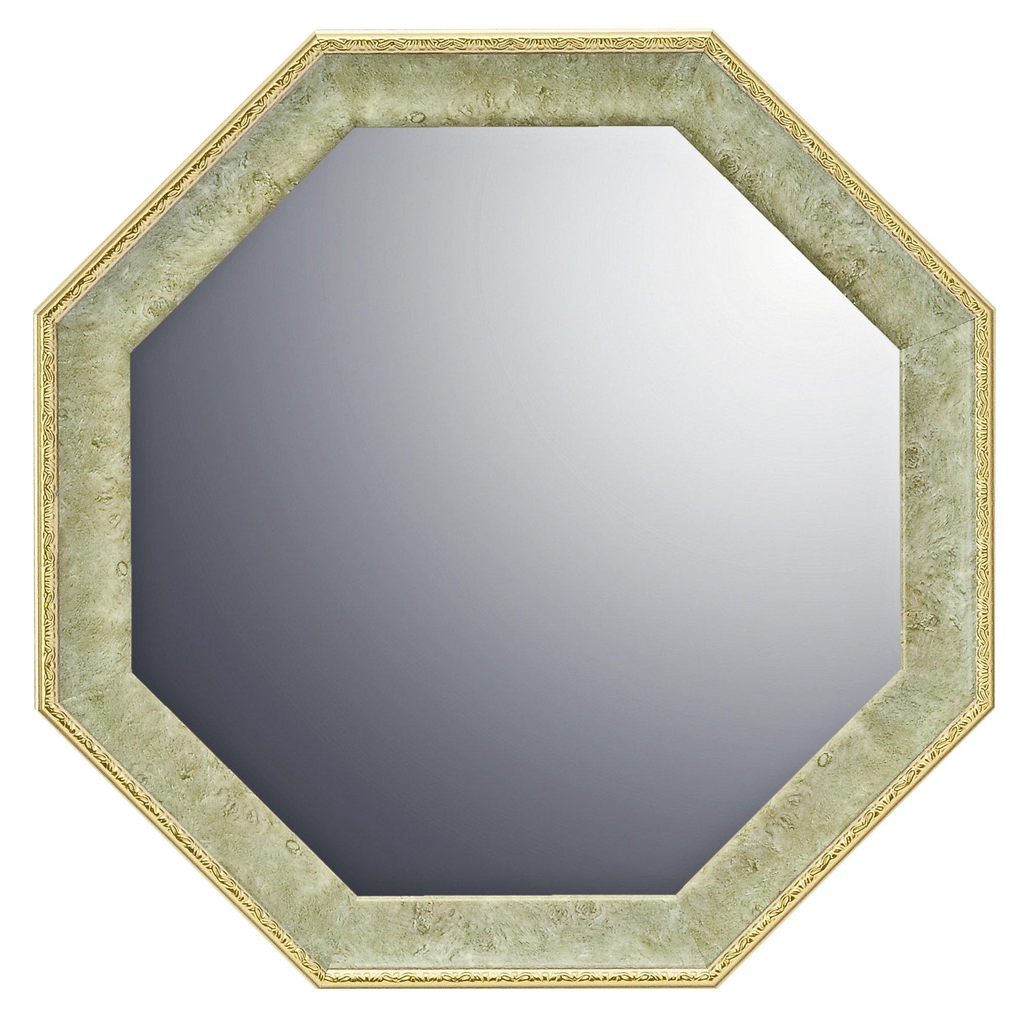 

You-Power MIRROR Vintage Octagonal Mirror, Medium, Green, VM-03013